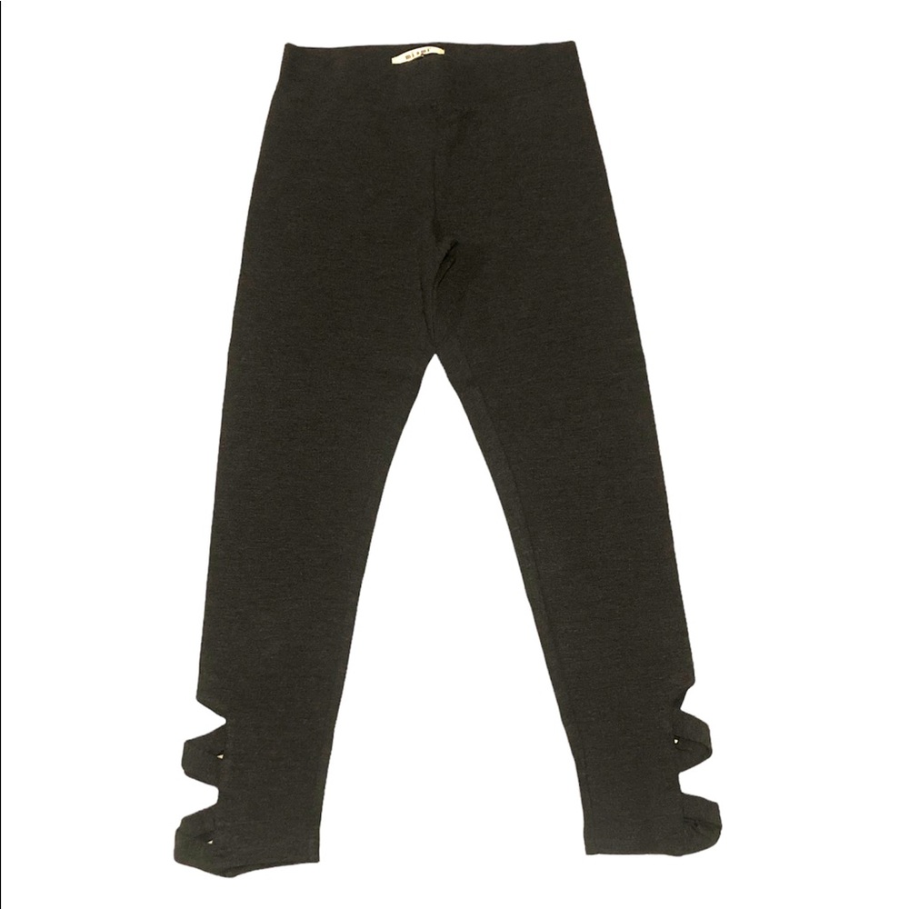 NWT Miami dark gray cutout leggings. Size Medium.